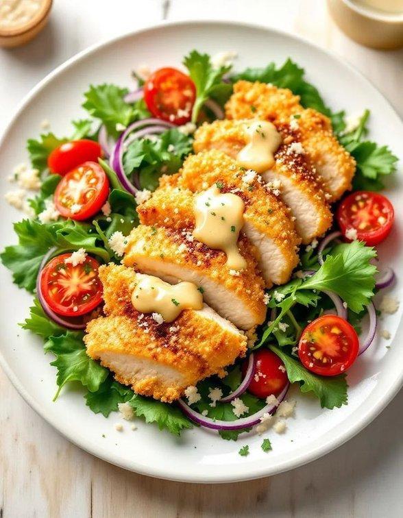 Chicken crispy salad